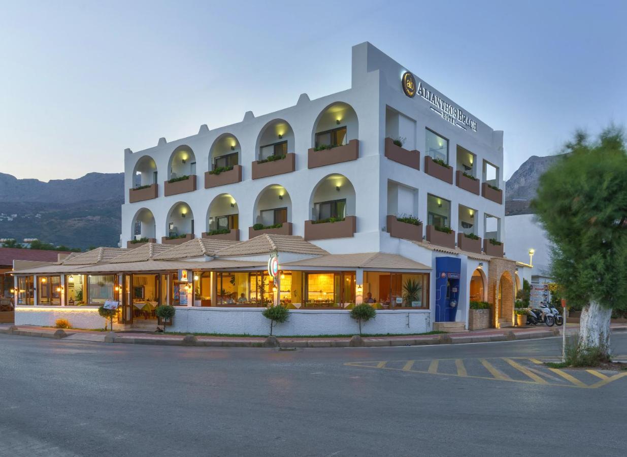 Alianthos Beach Hotel Plakiás Exterior foto